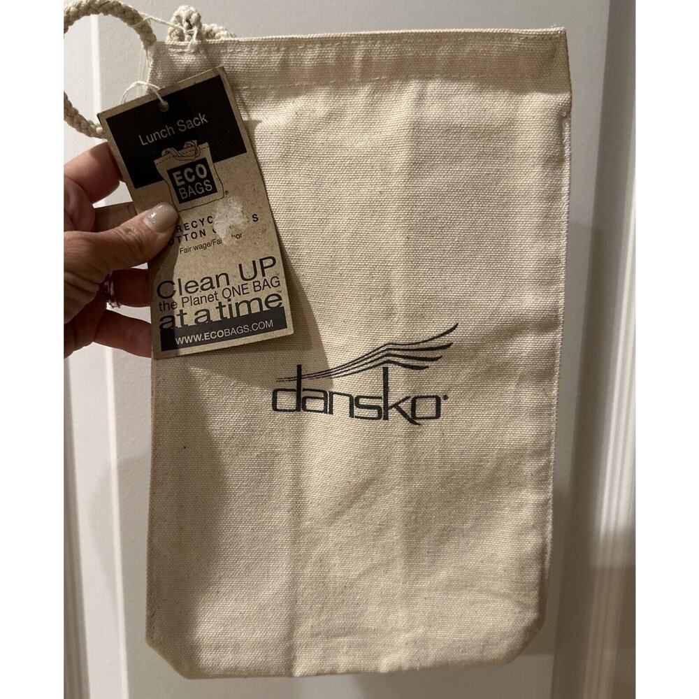 NEW Dansko Lunch Sack Eco Bags 7" x 5" x 12"